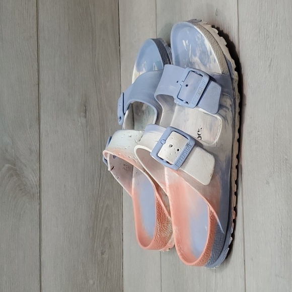 Birkenstock Women Arizona EVA Multicolor Sandals Flats shoes sz 38/7 - Picture 2 of 12